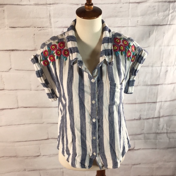 Sundance Embroidered Blouse - Picture 2 of 5